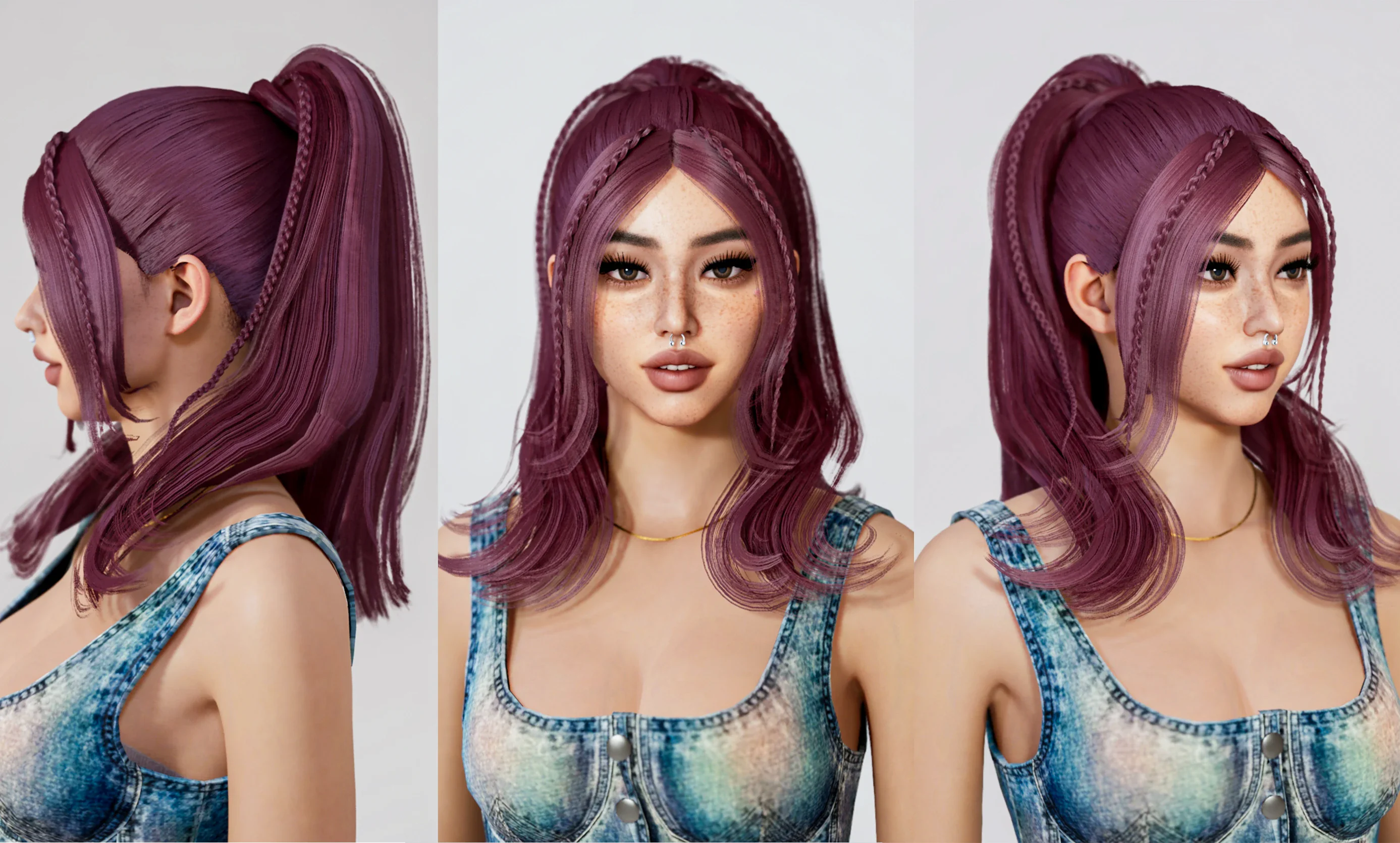 High Ponytail Hair Replacement